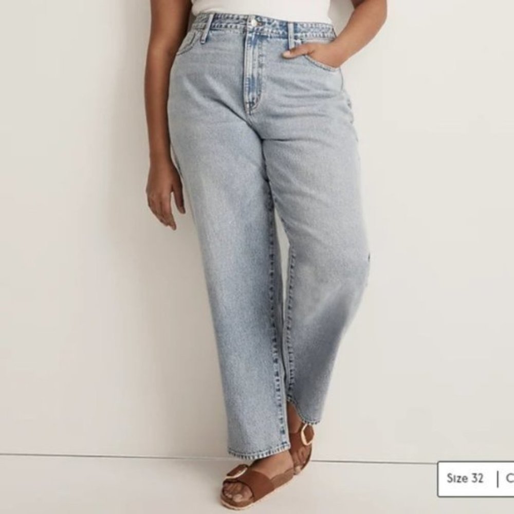 Madewell Low-Rise Baggy Straight Jean Size 32